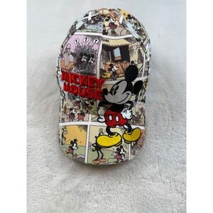 Mickey Mouse AOP Comic‎ Strip Baseball Cap Embroidered Adult Hat Disney